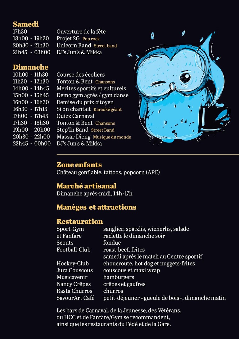 Programme fête du village 2026 page 2